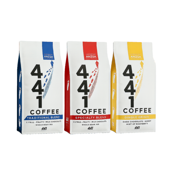 441 Coffee Explorer Pack – 3 Signature Blends to Discover (500g Bags)