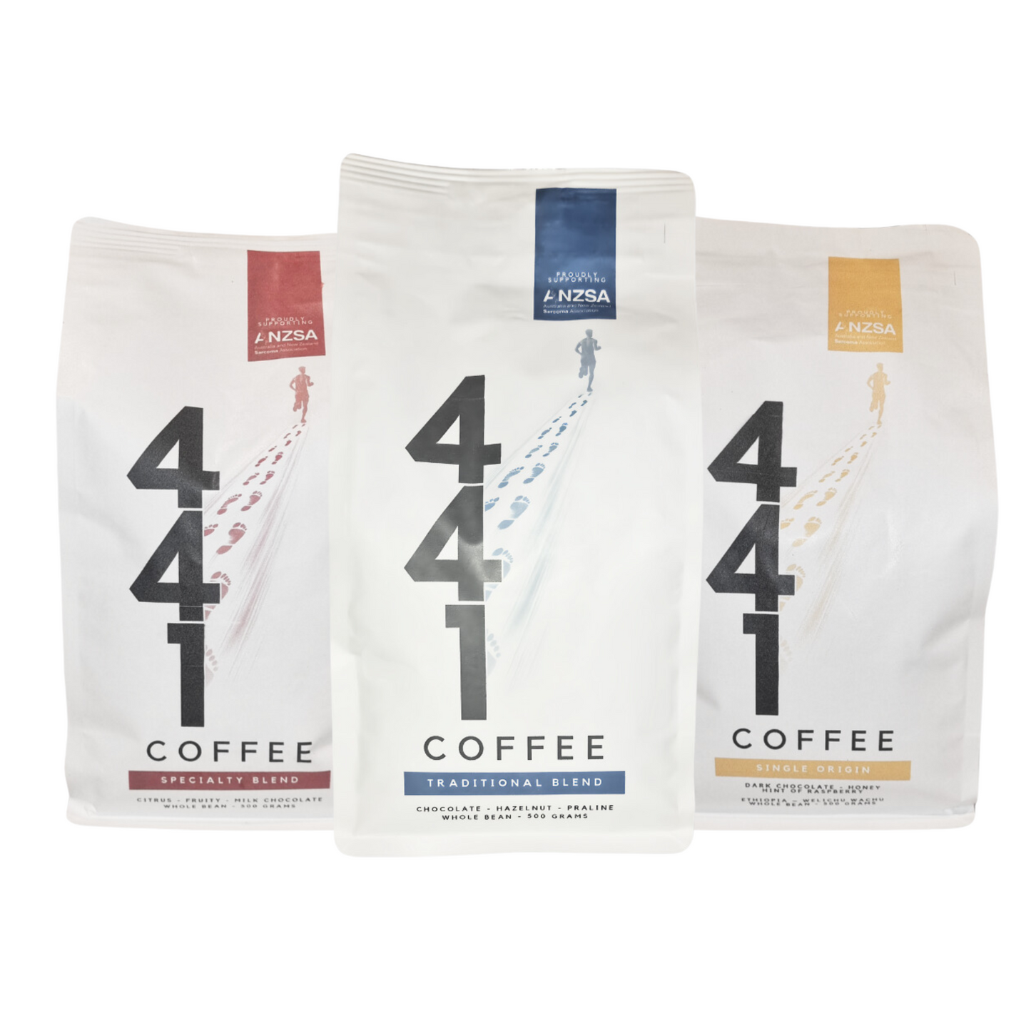 441 Coffee Explorer Pack – 3 Signature Blends to Discover (500g Bags)