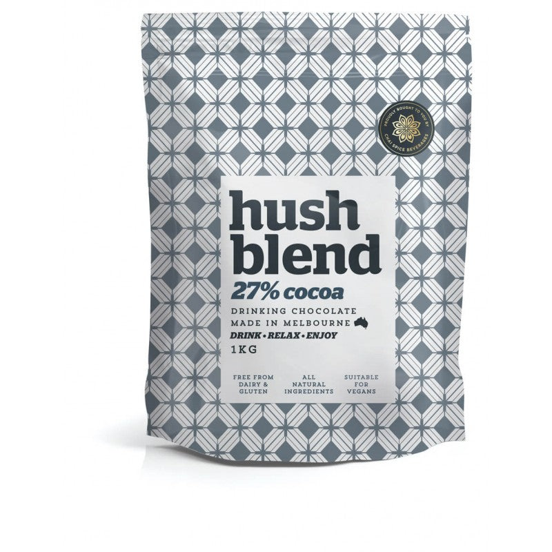 HBDC27-10 - Hush Blend Drinking Chocolate 27% – 1kg pouch