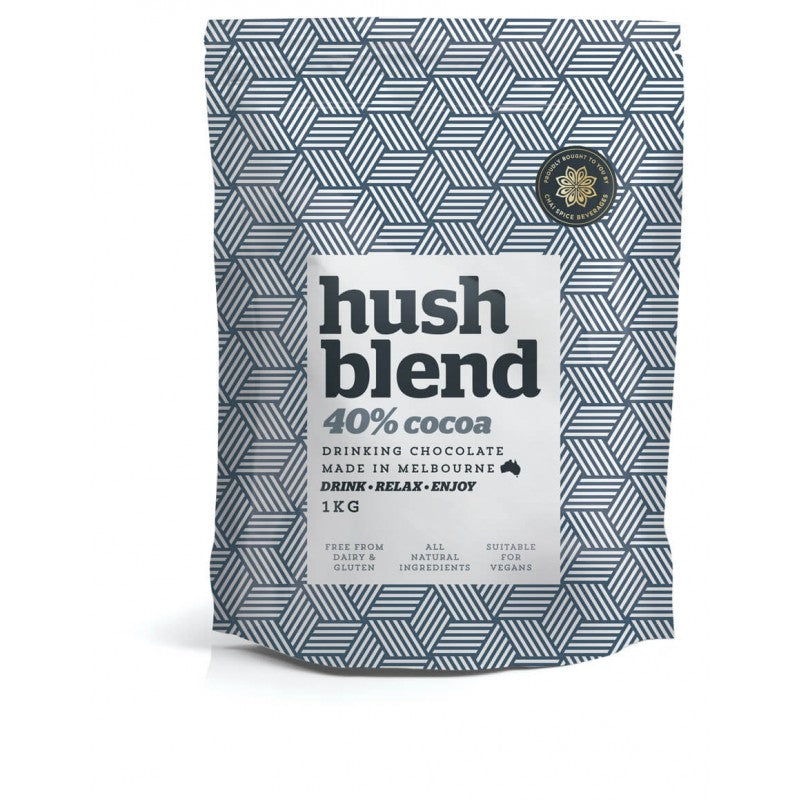 HBDC40-10 - Hush Blend Drinking Chocolate 40% – 1kg pouch